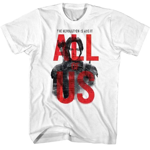 Hunger Games Katniss Is All Of Us Unisex T Shirt - Picture 1 of 4